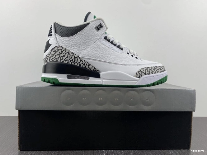 Cheap TBK Retro 3 White Crew Ducks Oregon Pit Jordan 594282233 0823